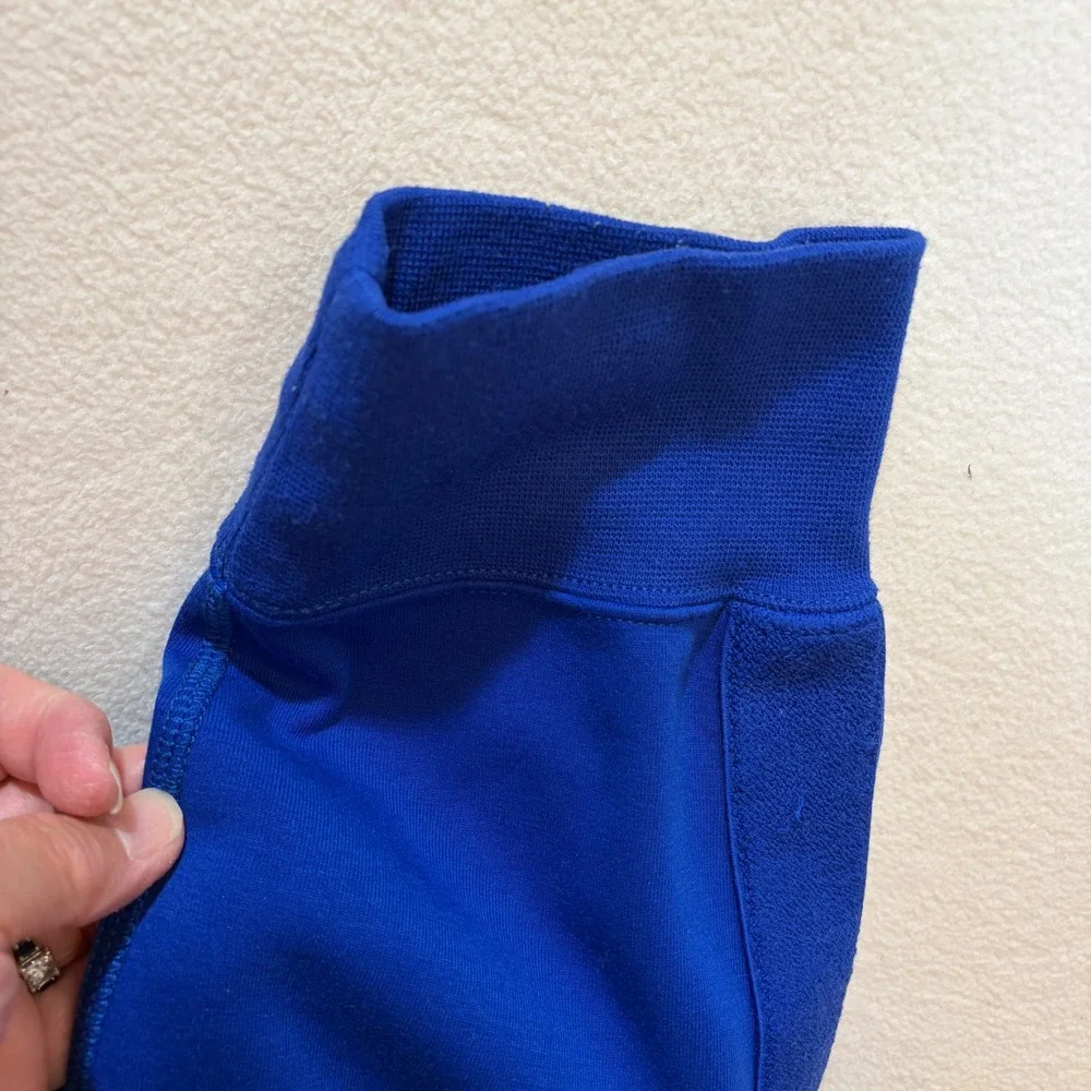 Polo Ralph Lauren Sweatpants Mens L Blue Joggers Tapered Fleece Pony Logo Stripe